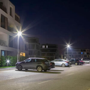 LED streetlights, architecture, technology, exteriorLED streetlights, architecture, technology, exterior
